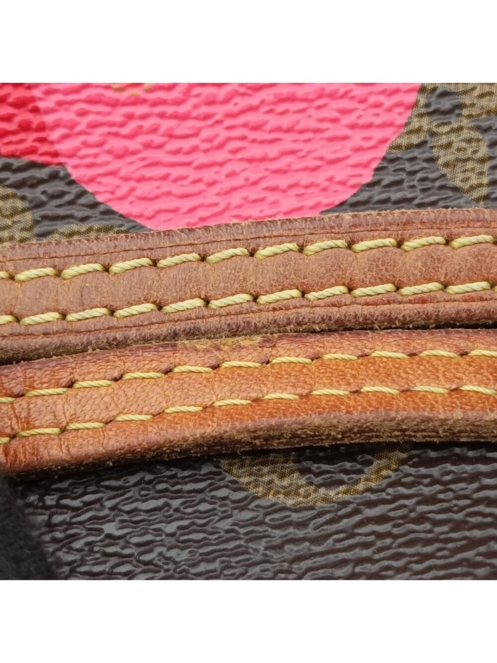 ★SOLD★ Louis Vuitton Neverfull MM Monogram Brown Multi Lamage - Picture 15 of 15